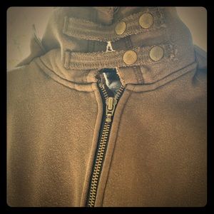 COPY - Yoga fairy steampunk khaki zip hooded sweater